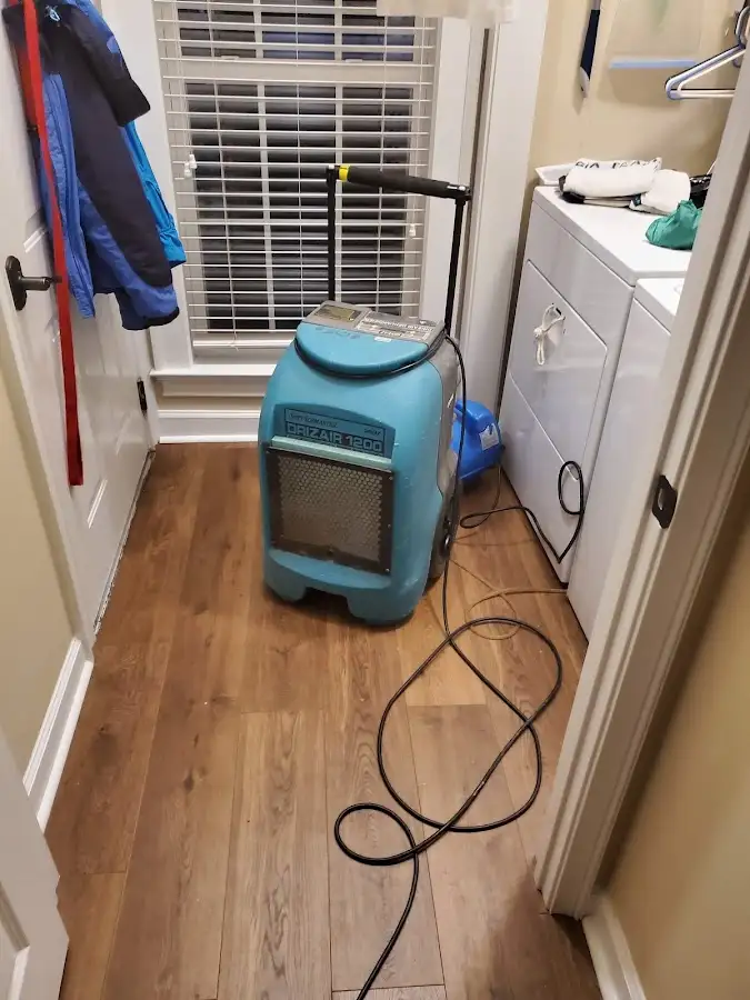 Commercial dehumidifier deployed for Flood Damage Cleanup in Kodiak